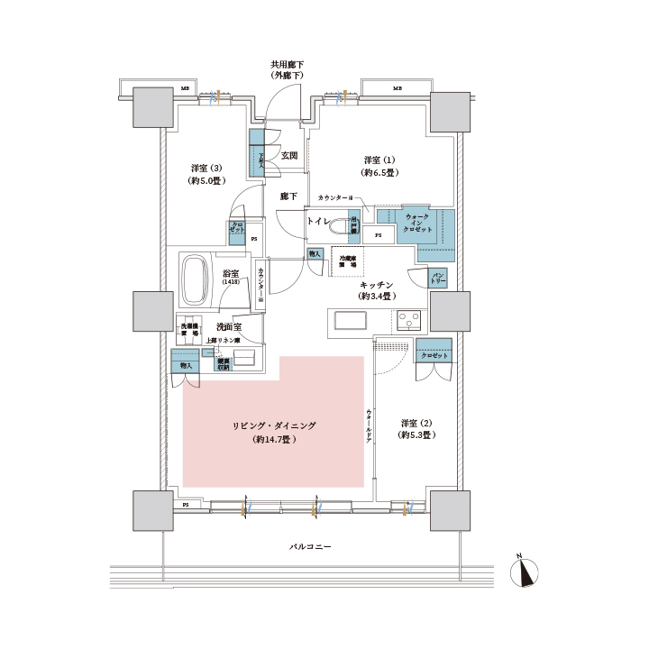 Hタイプ 図面